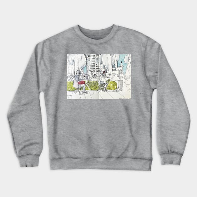 Bryant Park, NYC Crewneck Sweatshirt by ElizaC